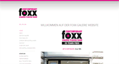 Desktop Screenshot of foxxgalerie.com